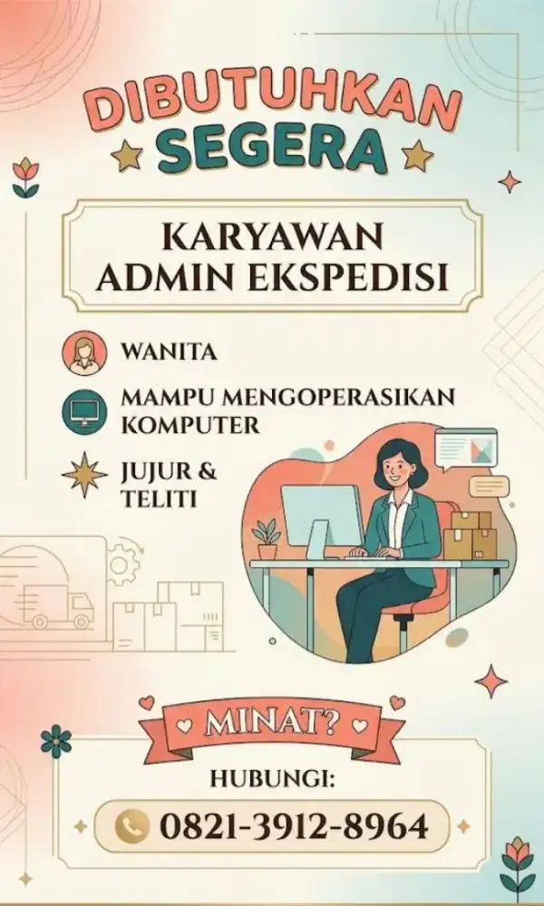Penjaga counter Ekspedisi