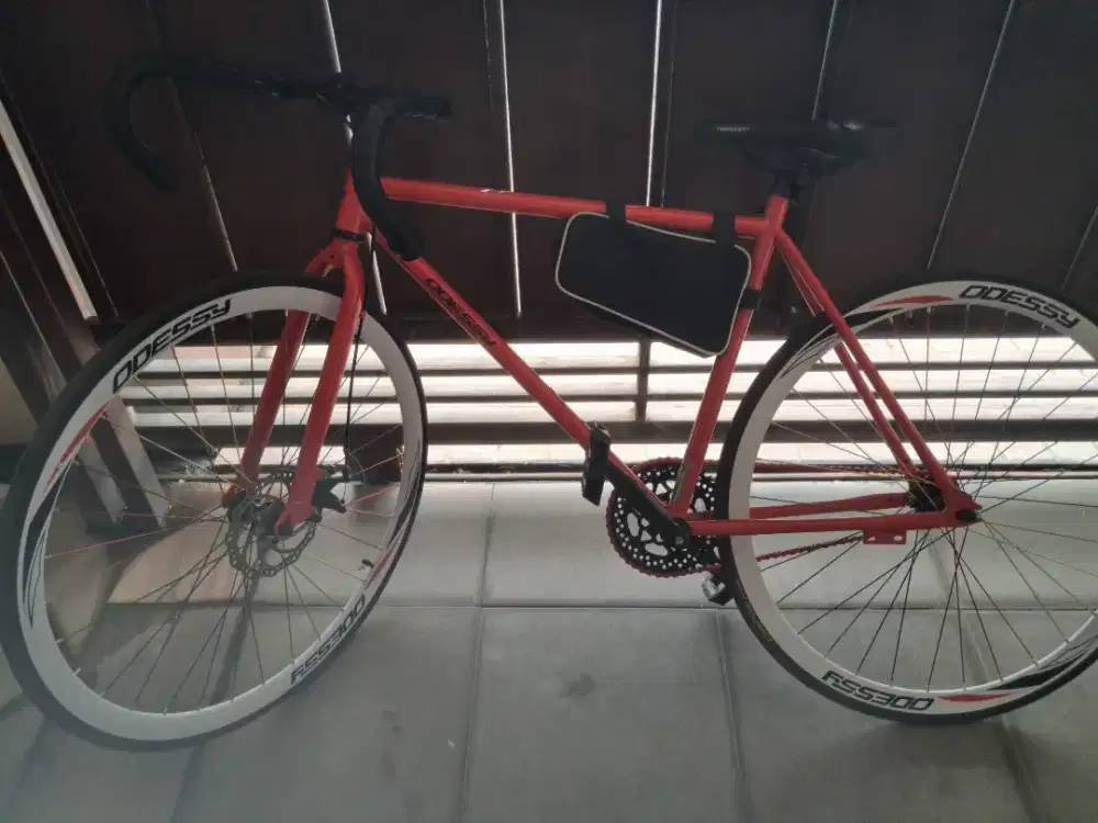SEPEDA FIXIE ODESSY, BARU, FREE REM DEPAN, FREE TAS SEPEDA/BONUS