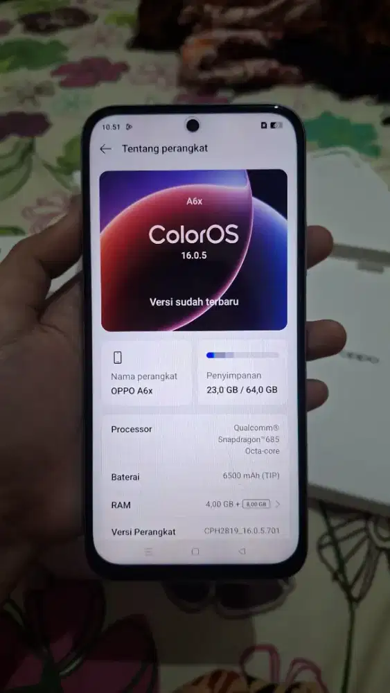 oppo a6x 4/64 bisa nego