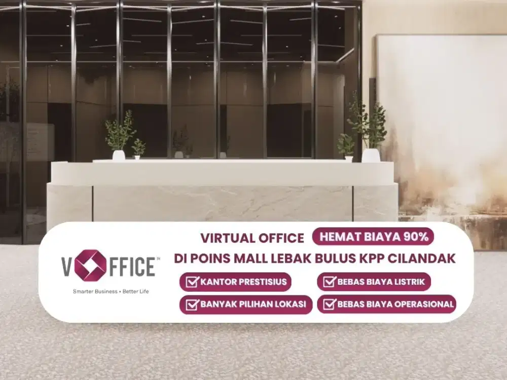 Sewa Kantor Virtual di Poins Mall Lebak Bulus Jakarta Selatan
