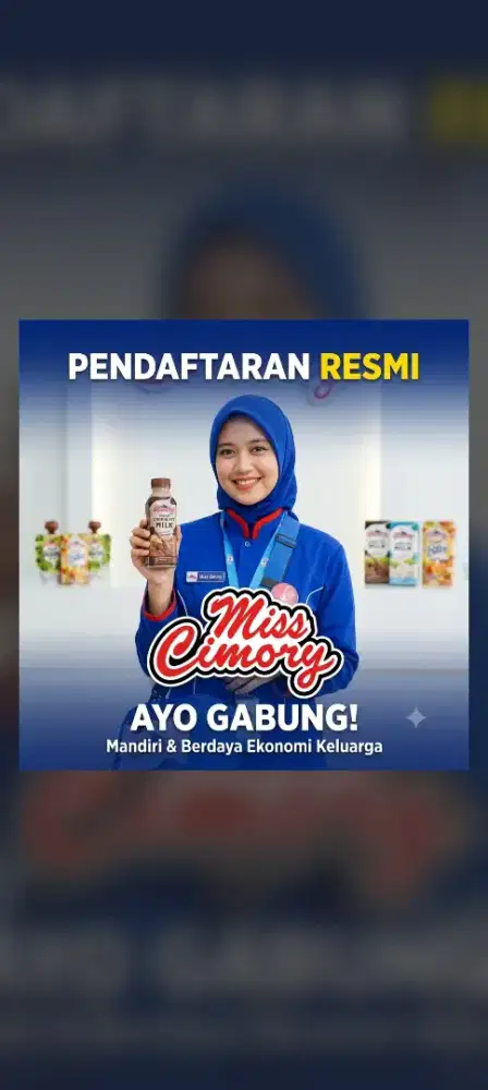 LOWONGAN KERJA IBU RUMAH TANGGA MISS CIMORY