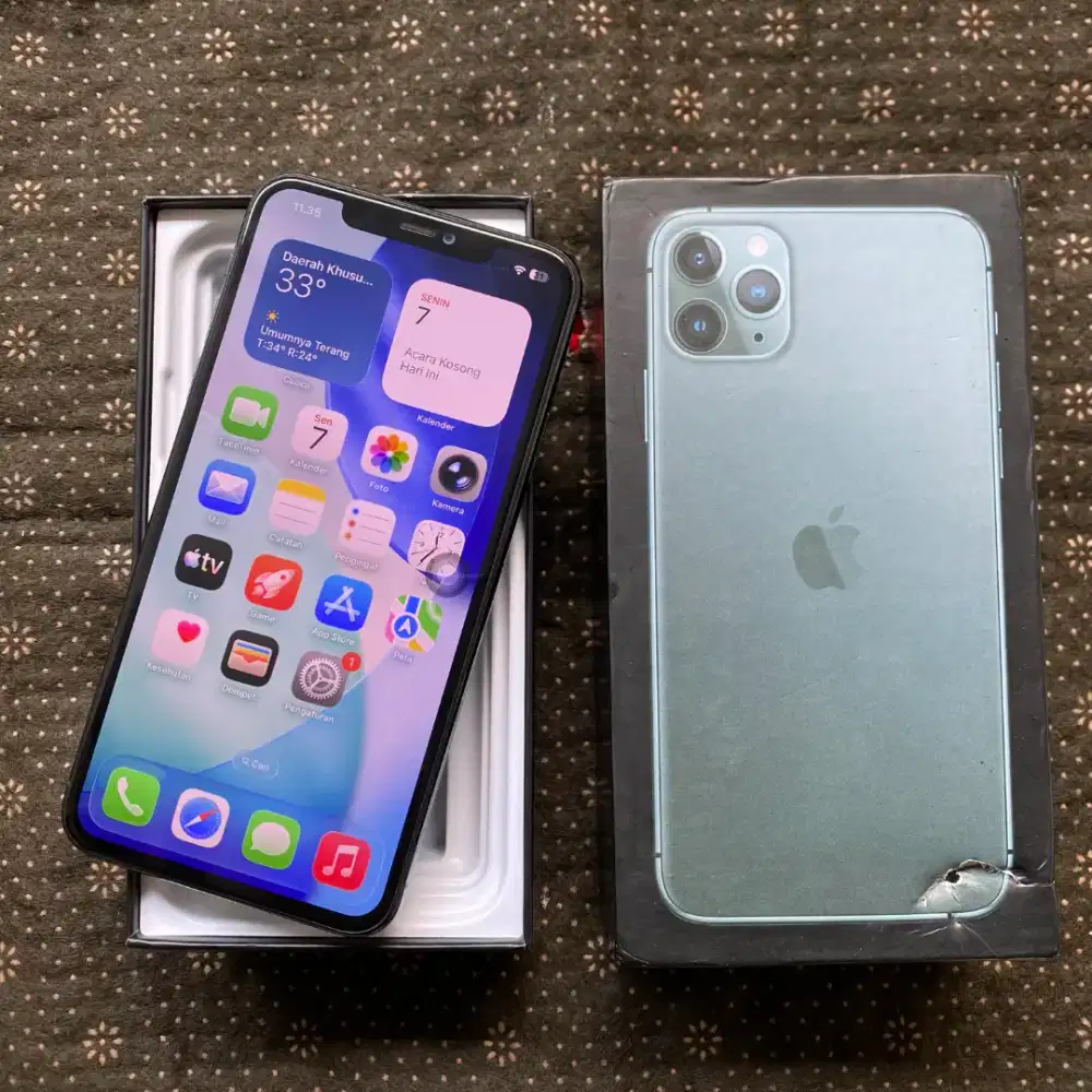 IPhone 11 promax 256Gb Sinyal Permanent