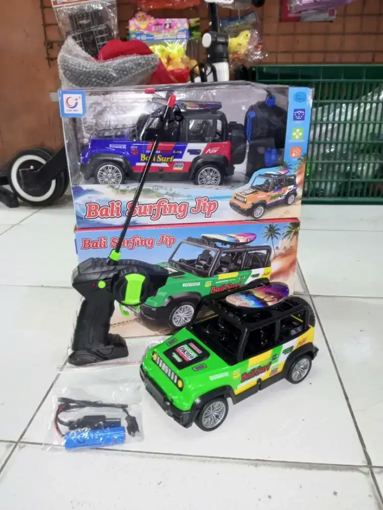 Mainan Anak Rc Jeep Bali surf asap cas