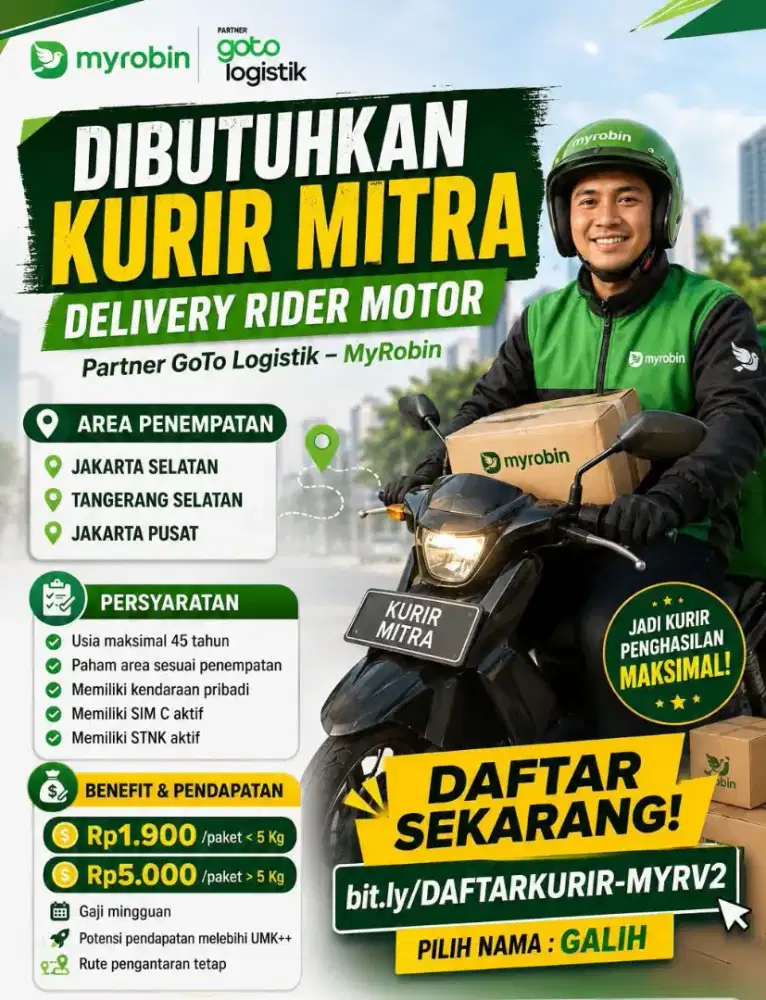 LOKER KURIR GTL JAKARTA BISA NO SIM