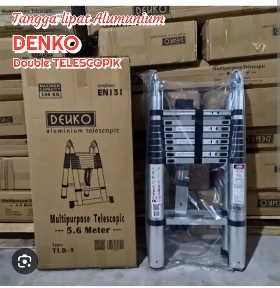 Tangga double TELESCOPIK 5.6 Mtr