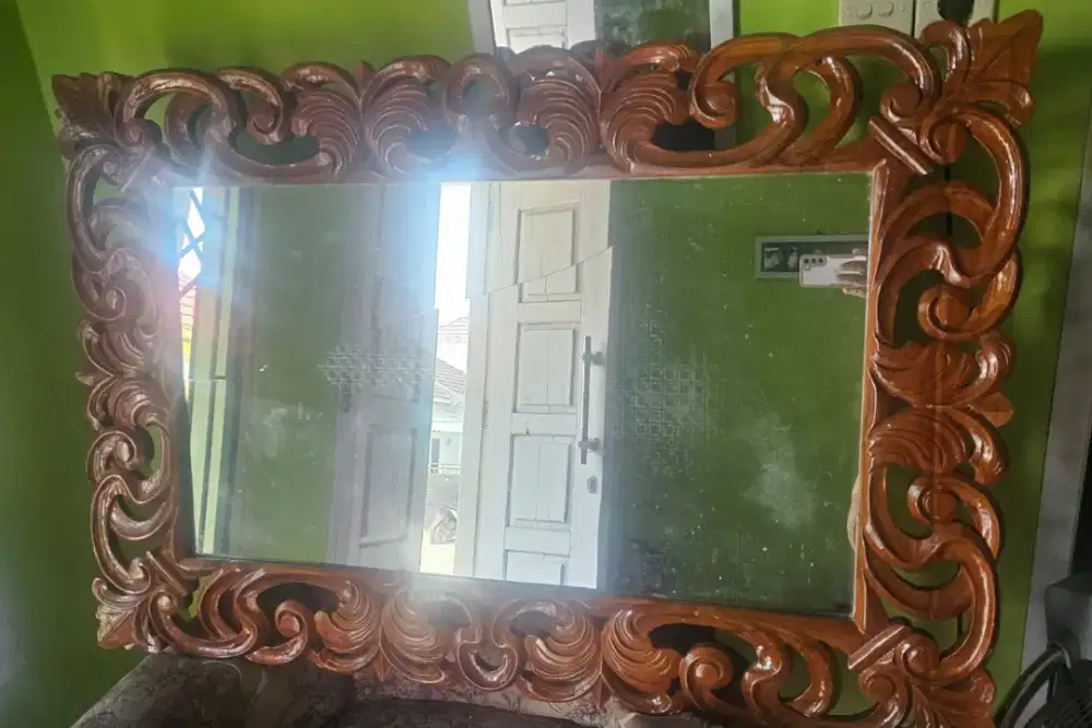 Edisi mau pindahan jual Cermin Jati