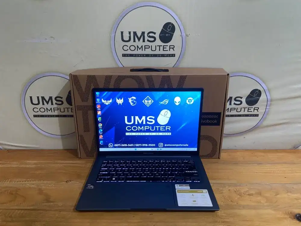 ASUS M1403Q RYZEN 5-5600H RAM 8GB SSD 512GB FULLSET