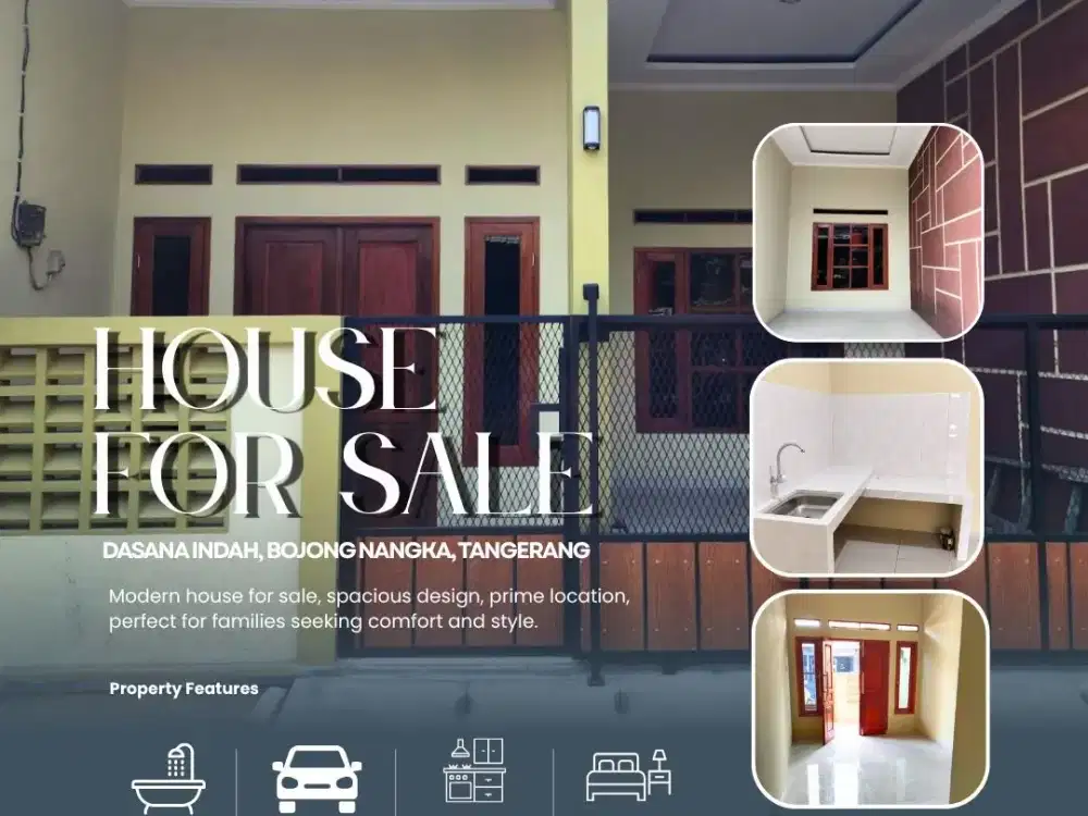 ​DIJUAL RUMAH RAPIH DASANA INDAH — Rp550 JUTA