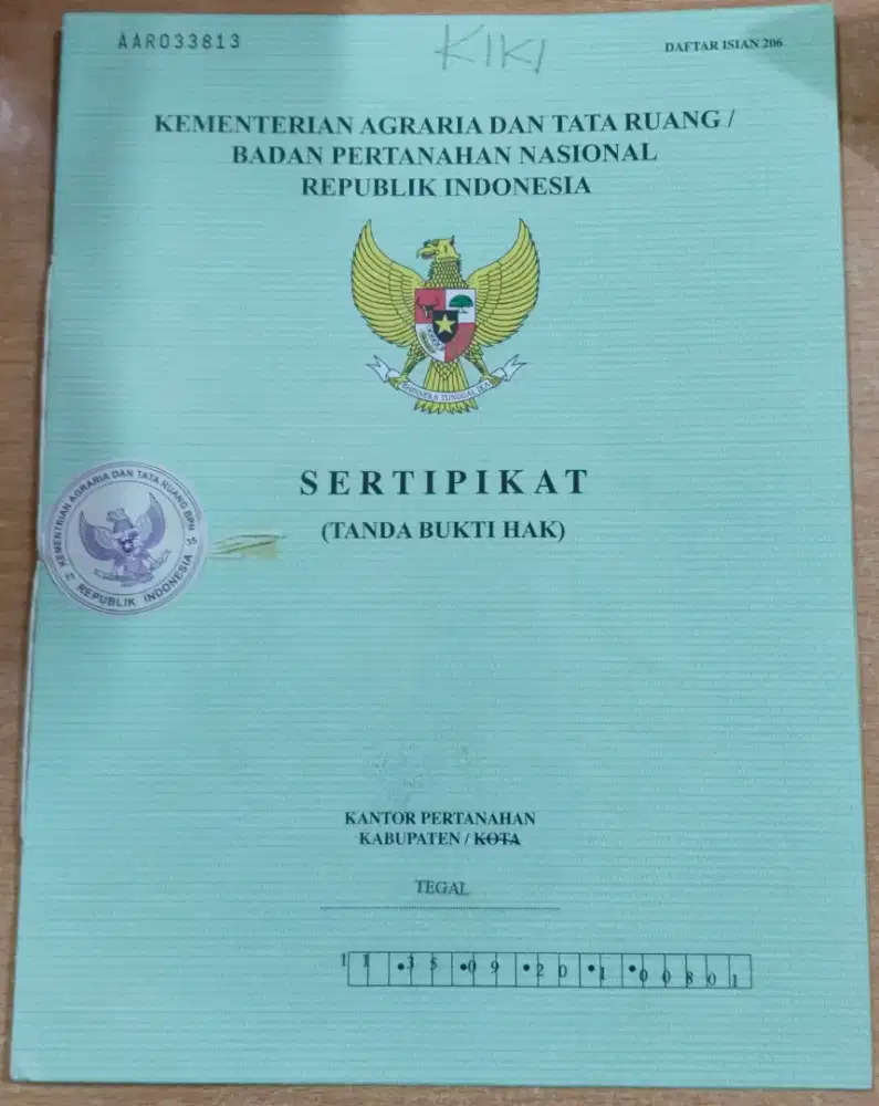 Tanah kapling strategis dekat pom bensin simpang tiga pangkah tegal