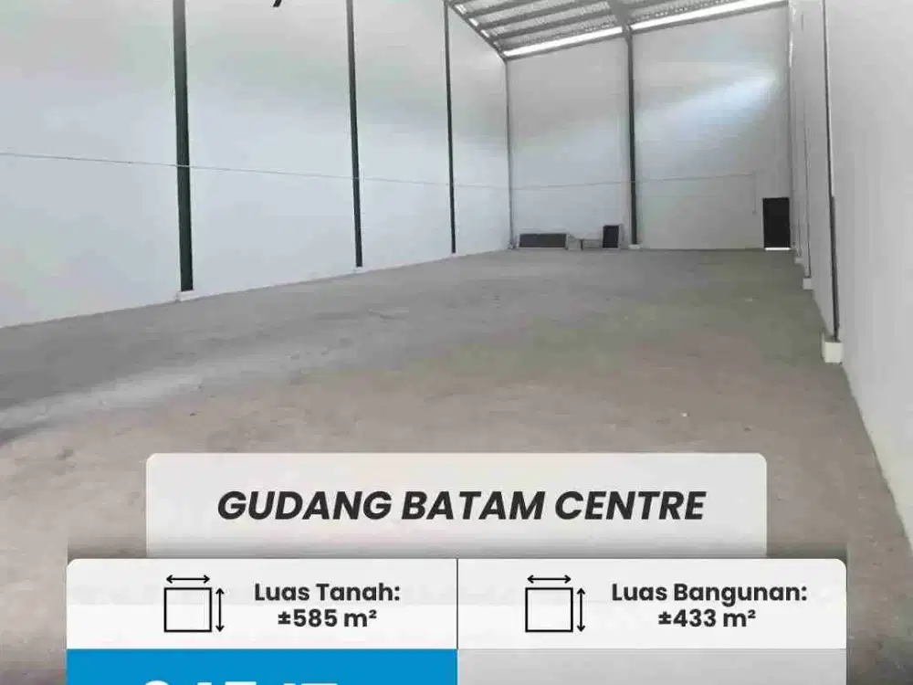 Disewakan Gudang Batam Center