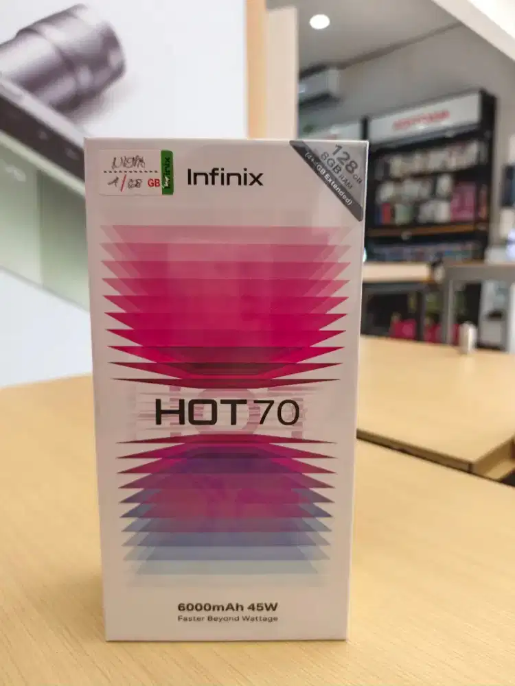 READY INFINIX HOT 70 RAM 6/256 GB
