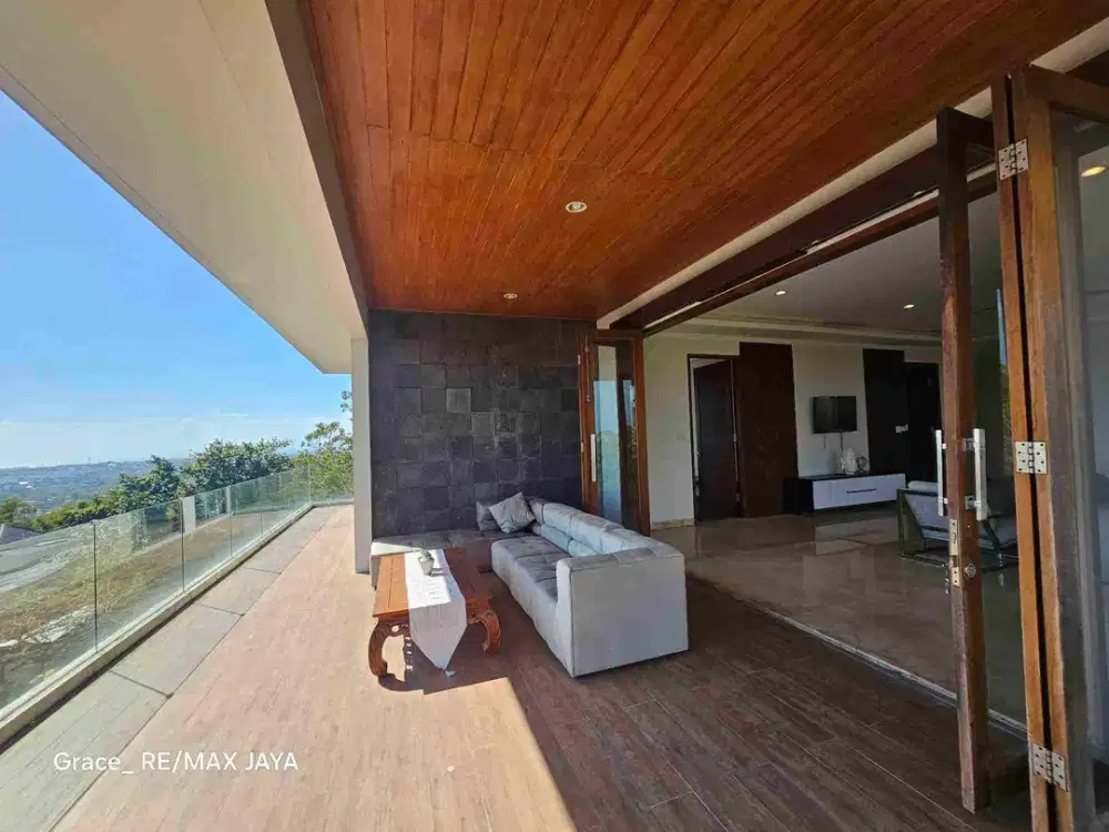 Luxury Hilltop 4-Bedroom Villa at Jimbaran with Panoramic Ocean & Mountain Views