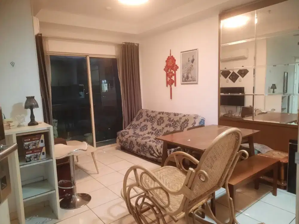DISEWA APARTEMEN LANTAI RENDAH DI CITY HOME MOI KELAPA GADING TOWER SAN FRANSISCO BAY FULL FURNISH
