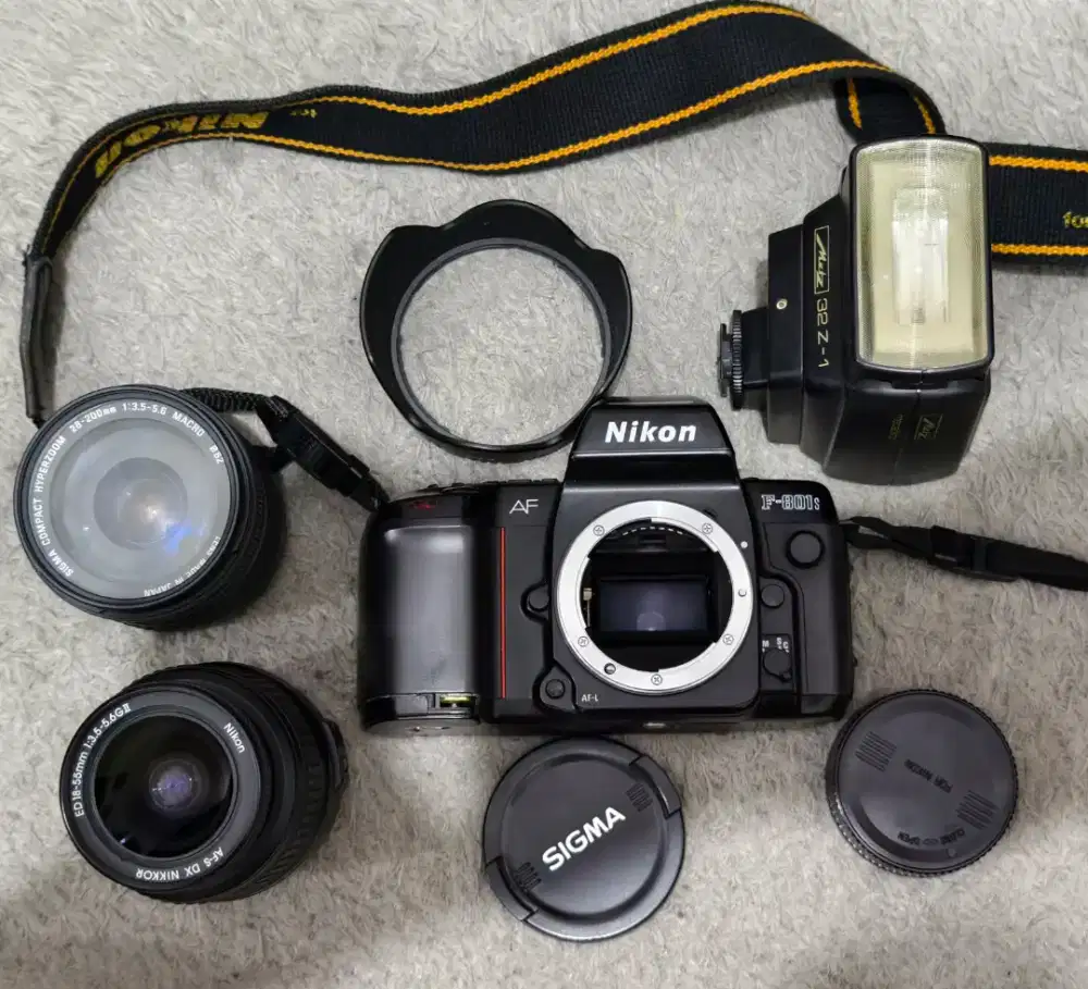 Slr Film Camera Nikon F801s