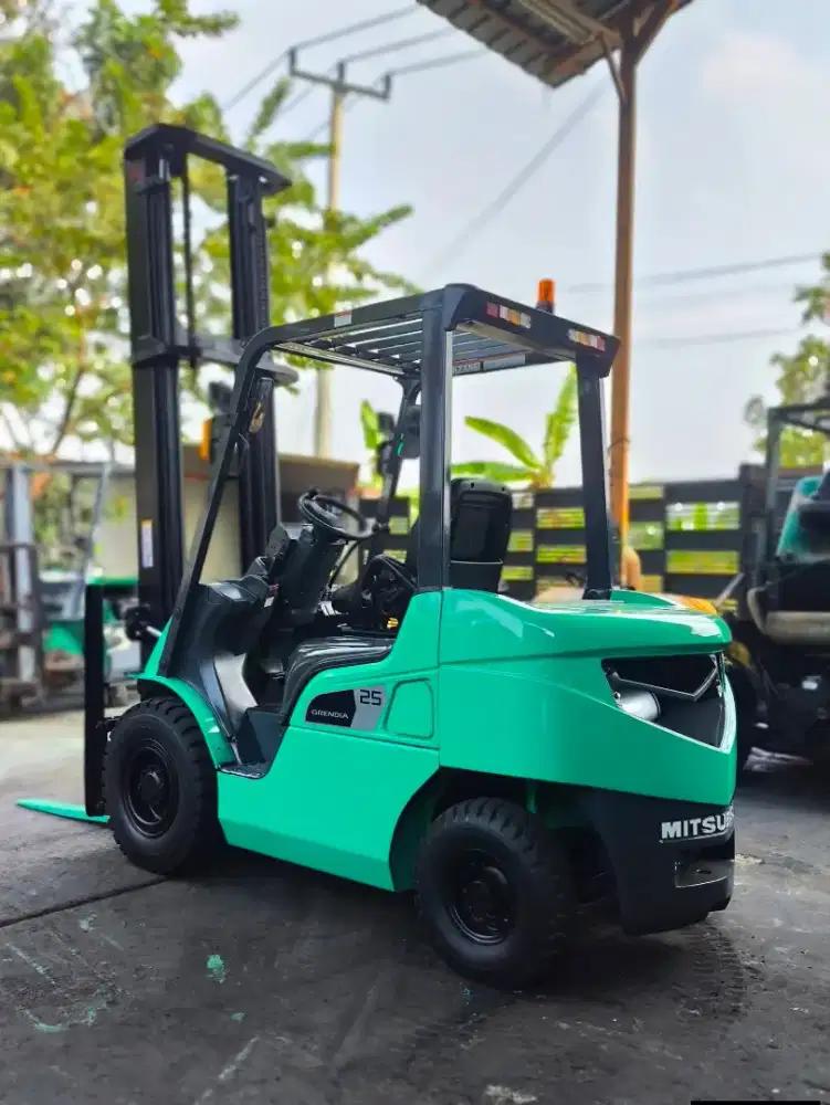 Forklift Mitsubishi 2,5 Ton,Manual,Tiang 5 Meter,Mesin S4S,Tahun 2019