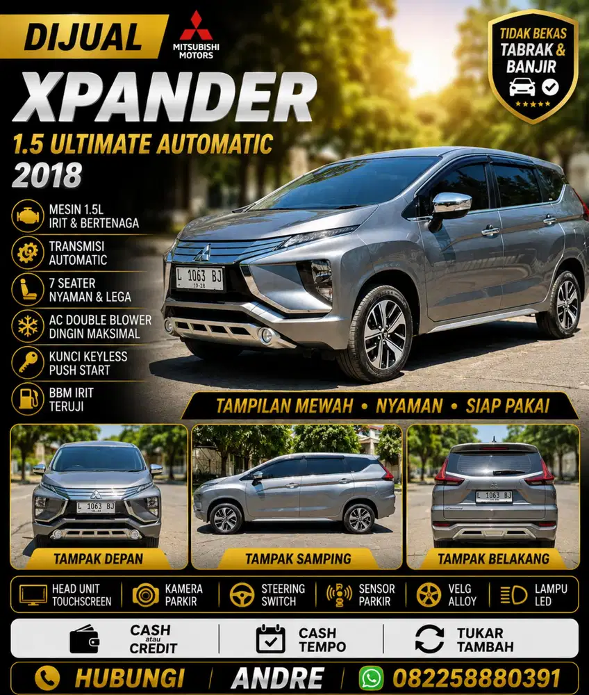Mitsubishi Xpander 1.5 Ultimate Automatic 2018