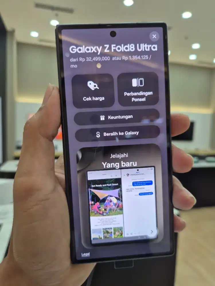 Promo Combo bisa Cicilan 0% Fold 8 Ultra- Samsung Queen