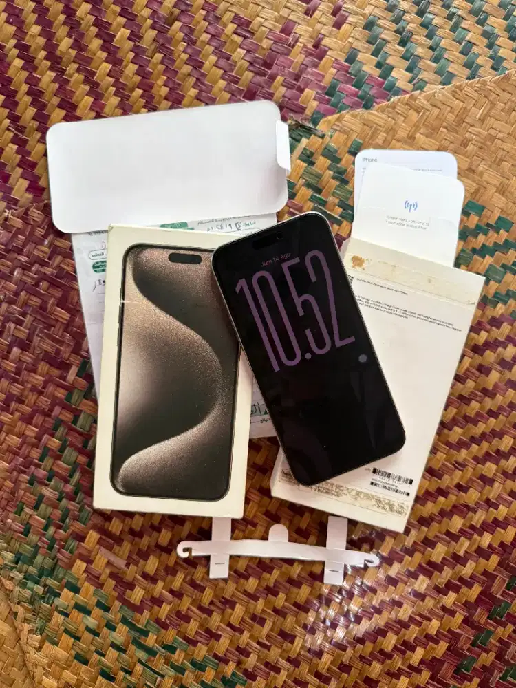 Iphone 15 PRO MAX 512GB dualsim fisik mnus d jringan baca dlu deskrip