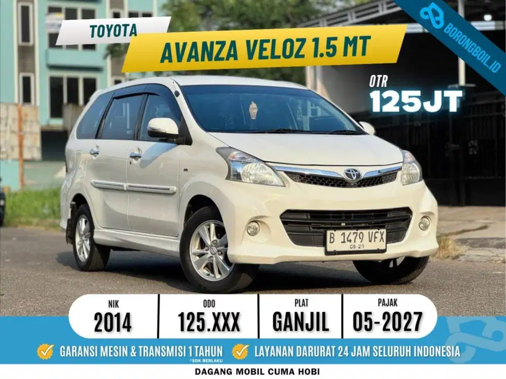TERMURAHH Toyota Avanza veloz 1.5 MT 2014  Putih