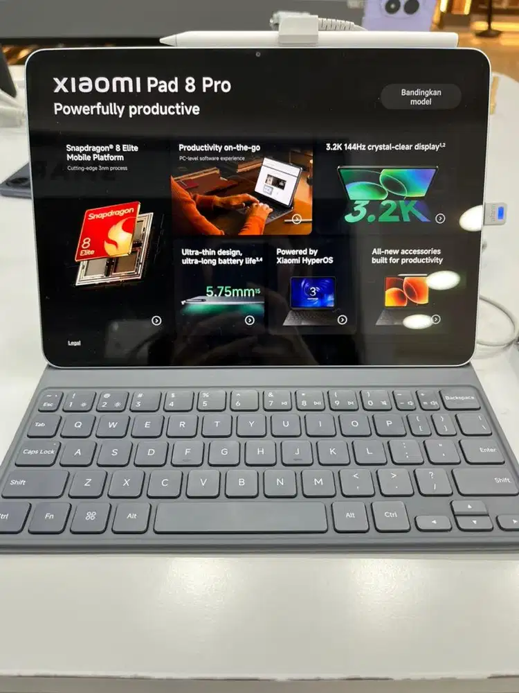 Xiaomi Pad 8 Pro incluce stylush+keyboard