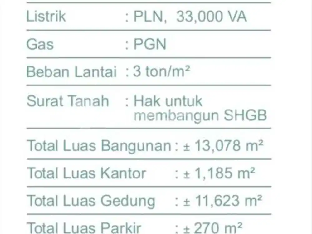 *Dijual & Disewakan Gudang Dg Luas Tamah 43,722M2 dan Luas Bangunan 13,078M2 di Daanmogot, Tangerang..*(Kode Rmrg 2956)