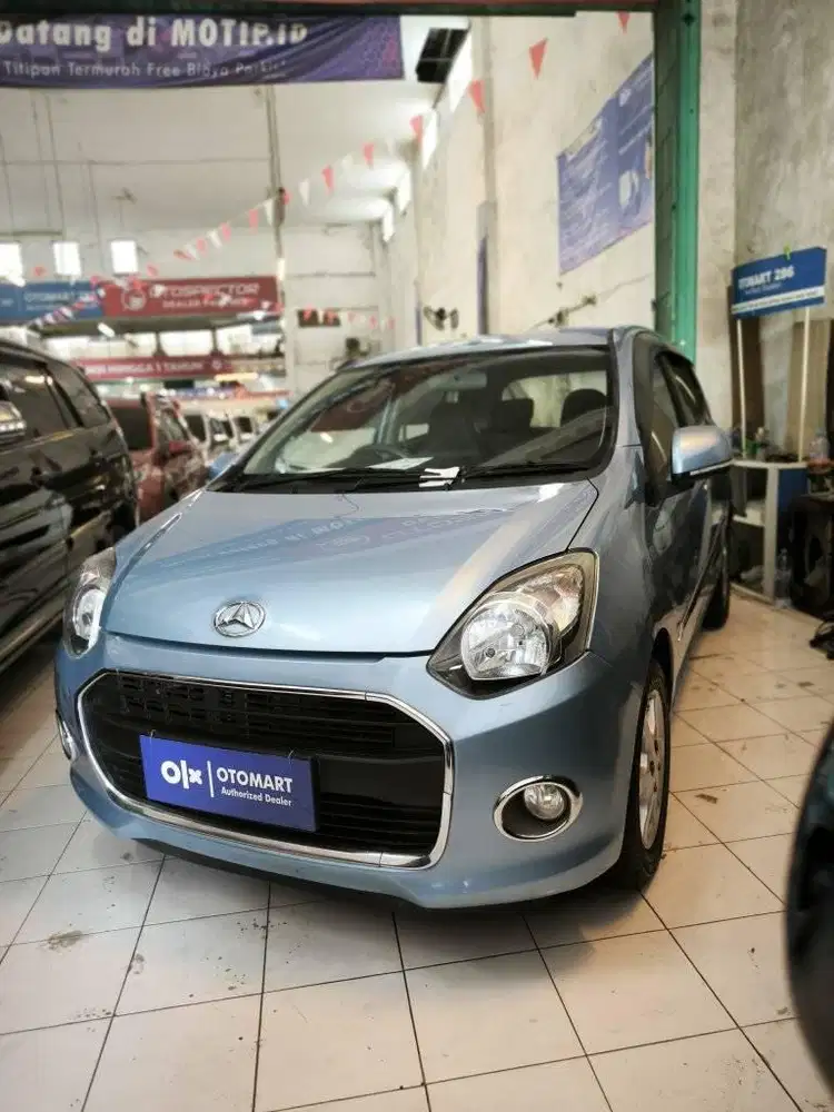 DAIHATSU 2014 AYLA 1.0 X A/T BIRU MURAH OTOMART 286 KENJERAN