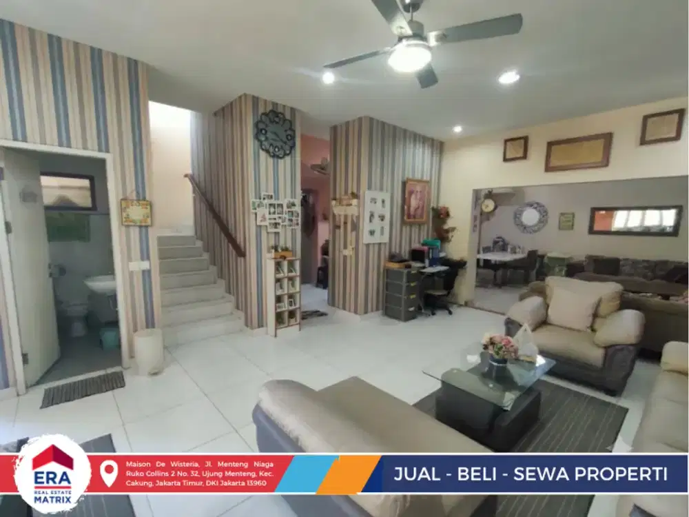 Jual Rumah Siap Huni Cluster Alamanda 4KM - Full Interior & Terawat