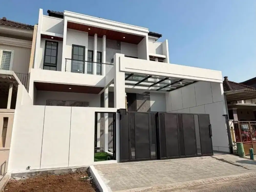 Rumah Minimalis Modern Baru Gress Lokasi Elite Araya Golf Malang