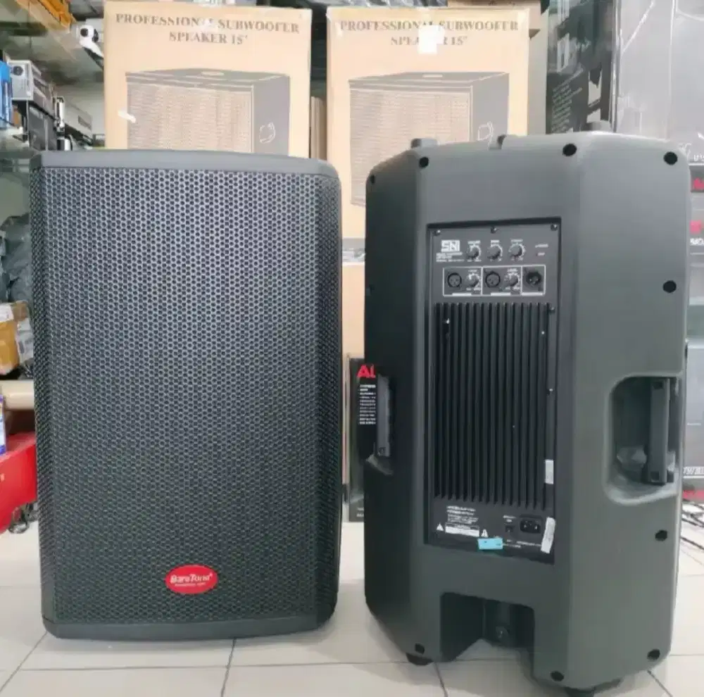 Speaker aktif 15 inch outdoor baretone max15h 800 watt original