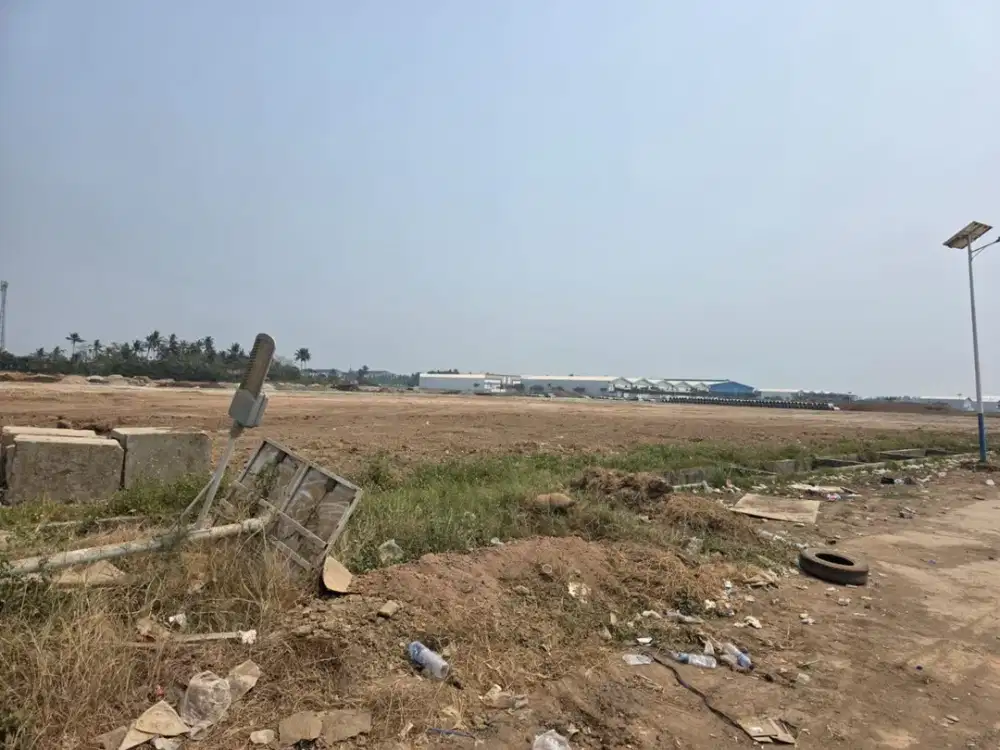 Dijual kavling gudang ijin industri 18000m² bisa di ecer di laksana dekat pik2