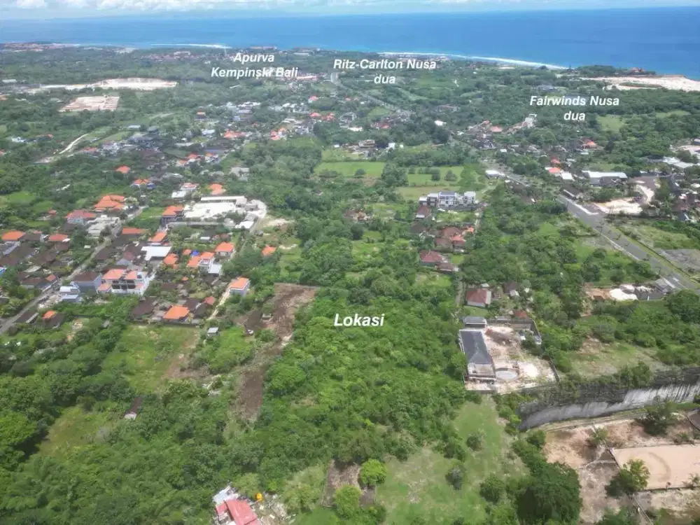 Tanah strategis di nusa dua good for invest