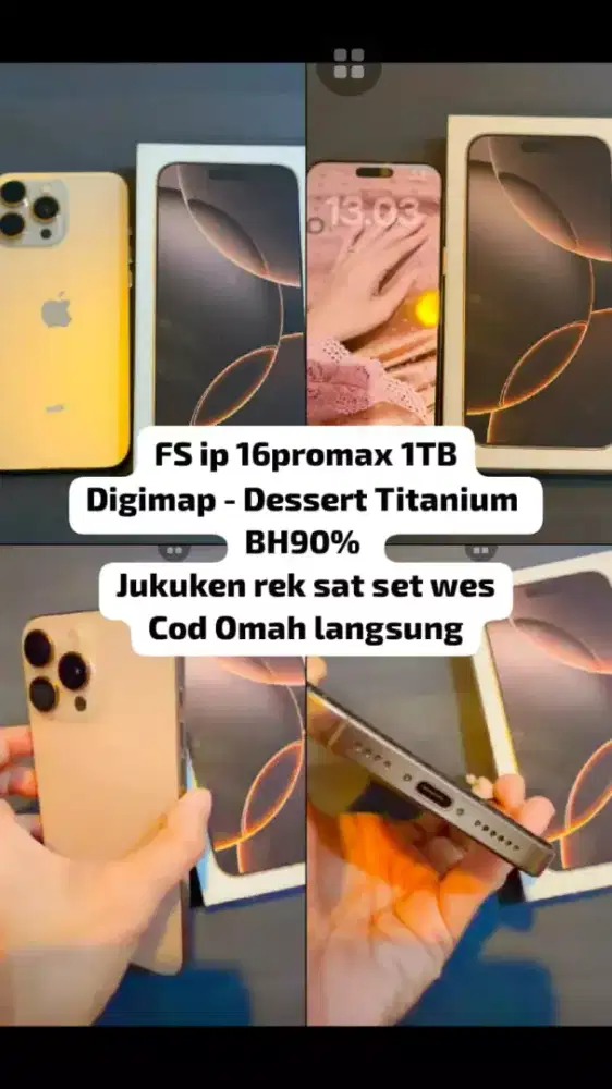 Ip 16 pro max 1TB Resmi Digimap