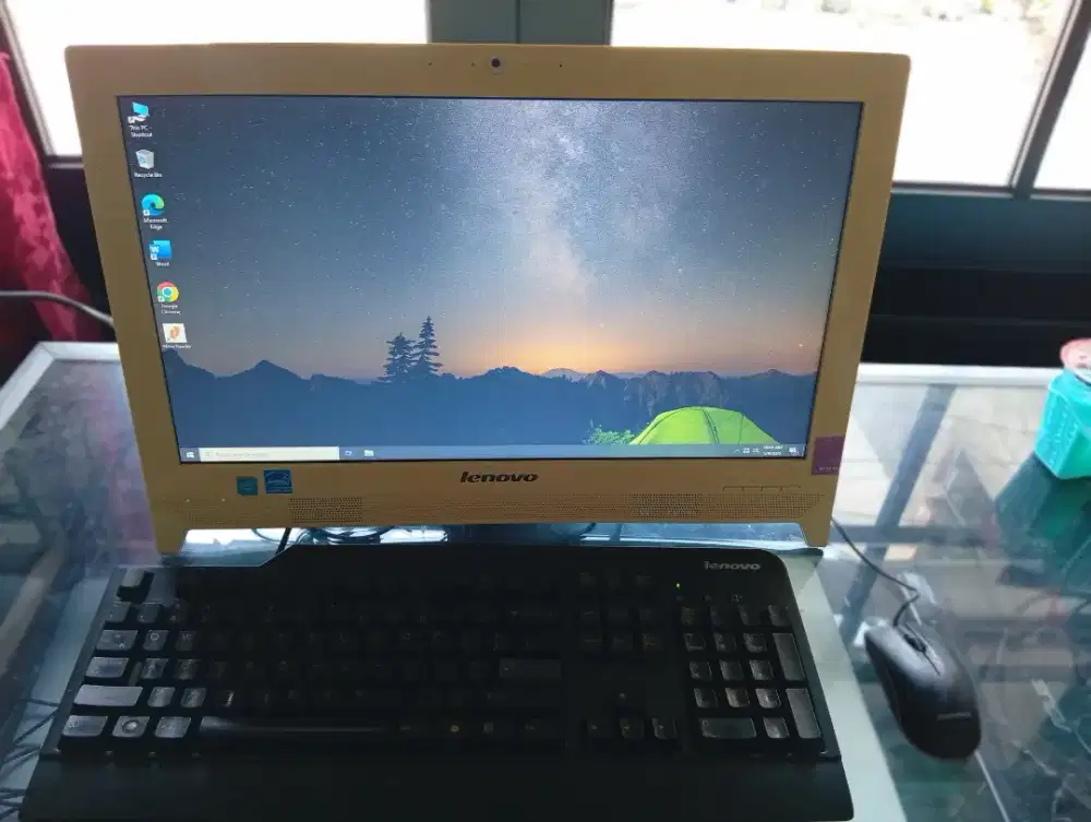 PC all in one Lenovo fullset ram 8gb