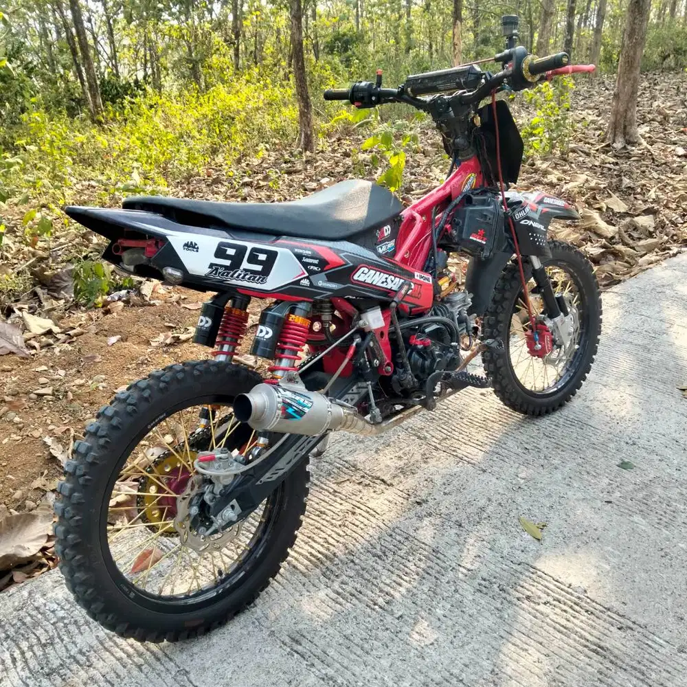 Motor Bebek Custom Trail