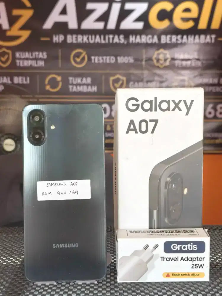 SAMSUNG A07 RAM 4+4/64