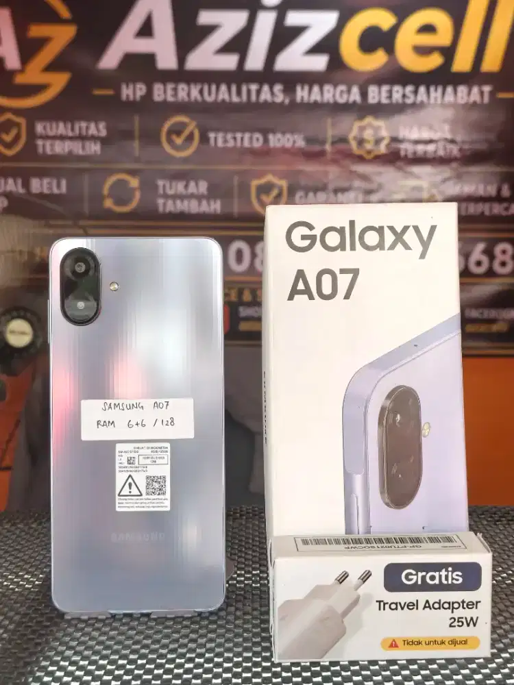 SAMSUNG A07 RAM 6+6/128
