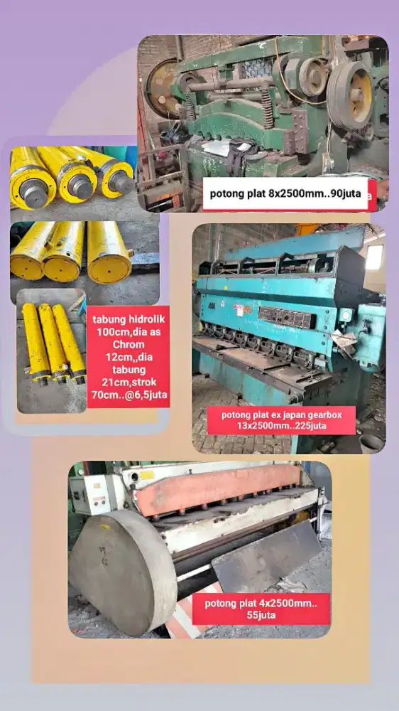 Mesin shearing plat