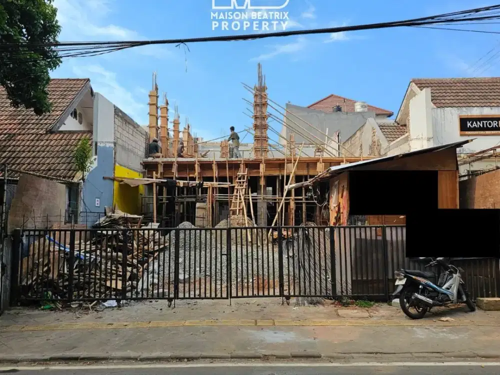 2 RUKO SEDANG BANGUN LOKASI PINGGIR JALAN RAYA LOKASI RAMAI STARTEGIS DI KENCANA LOKA, BSD