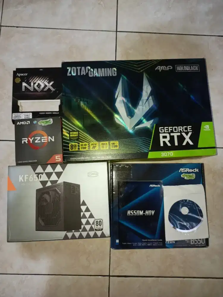 Pc Gaming RTX 3070 rata kanan