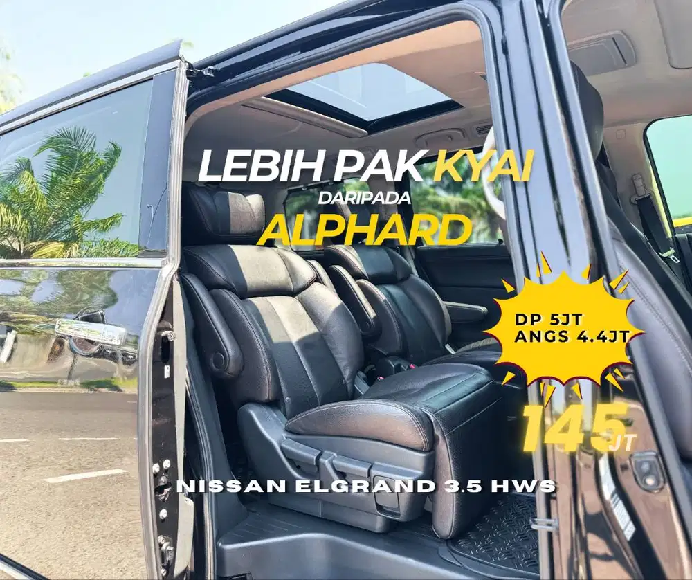 [TERMURAH] NISSAN ELGRAND 3.5 HWS 2012 bs DP 5jt bs TT ALPHARD 2011