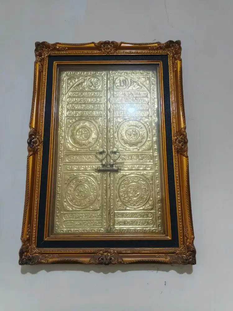 Hiasan Kakbah Kuningan Asli 60x120