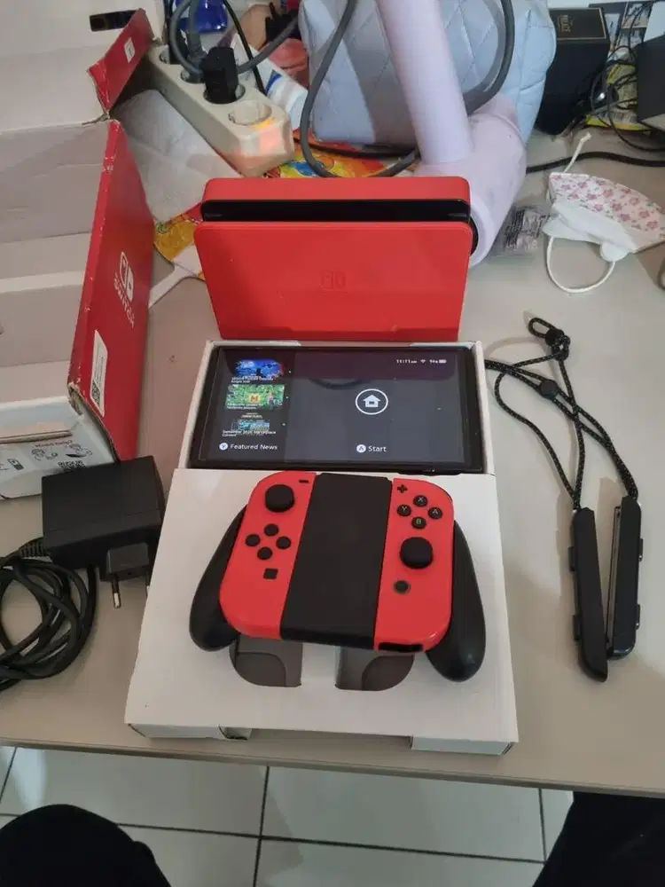 Nintendo switch oled mario edition