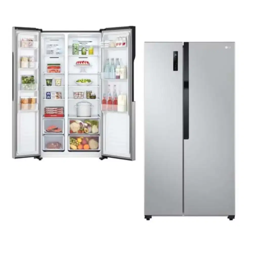 KULKAS LG 4 PINTU SET BY SET BISA CICILAN DI HOMECREDIT.