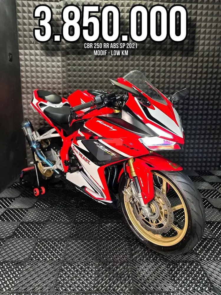 CBR 250 RR OR CBR 250RR ABS SP 2021 LOW KM 4XXX MODIF RASA BRAND NEW