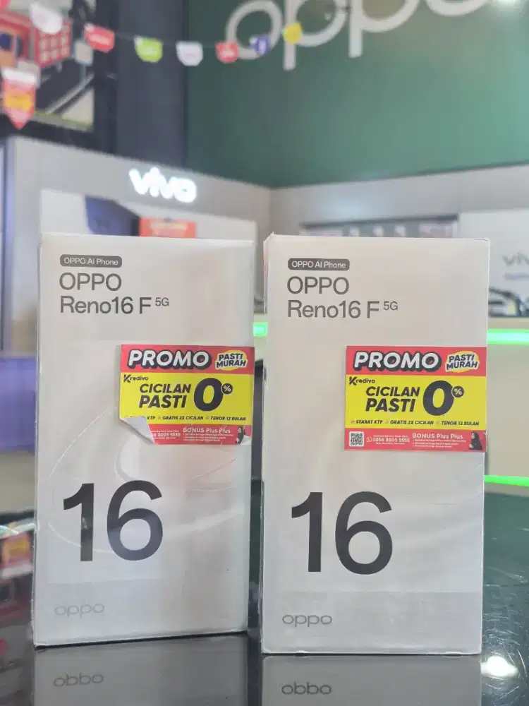 Beli oppo Reno 16F hari ini diskon langsung 3%
