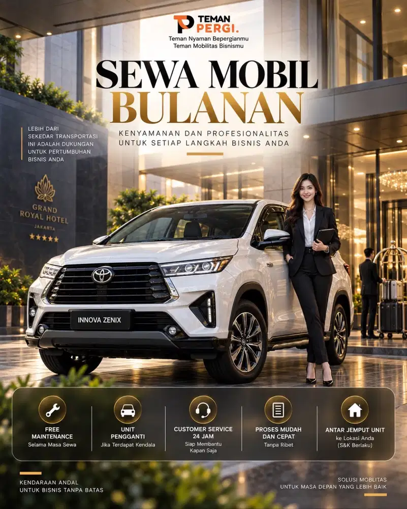 Sewa Mobil Bulanan Untuk Kebutuhan Meeting