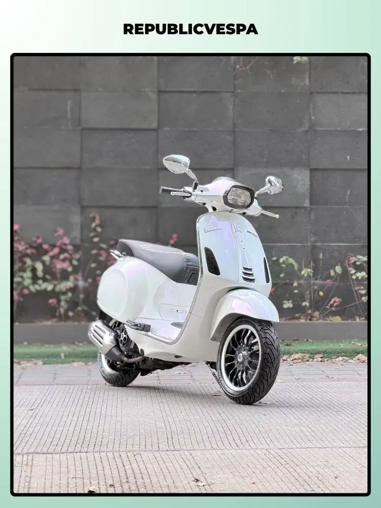 TERMURAH PIAGGIO VESPA SPRINT 150 ABS LED TAHUN 2022 WHITE INNOCENZA