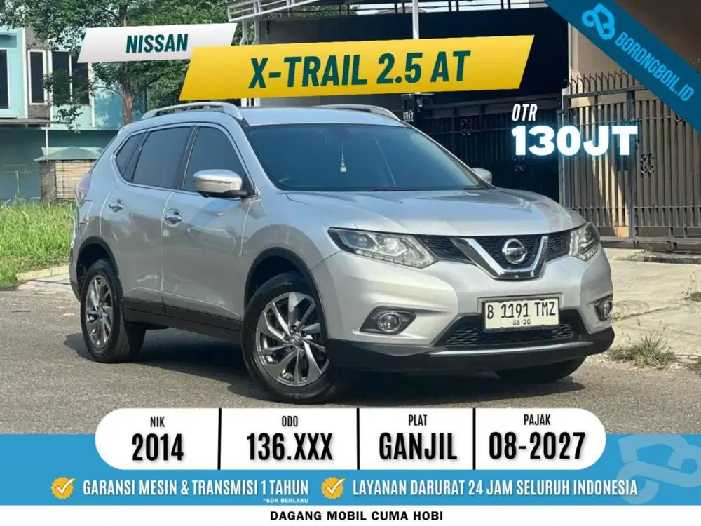 SERVICE RECORD! NISSAN XTRAIL 2.5 AT 2014 BRILIANT SILVER