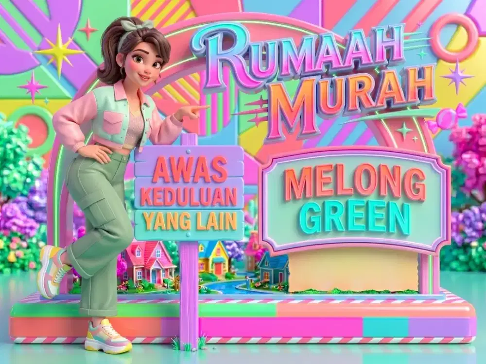 JUAL RUMAH DI MELONG GREEN, MELONG, CIJERAH, CIMAHI.