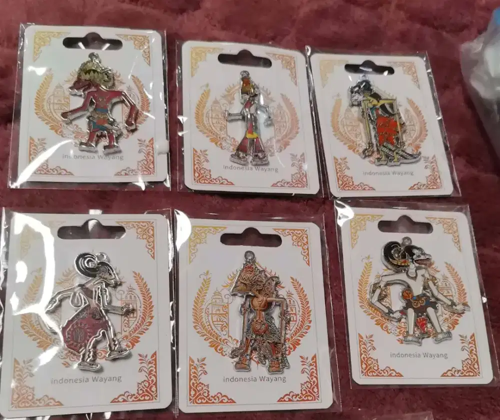 Enamel Pin Bertema Wayang / Indonesia Wayang